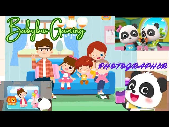 Babybus Little Panda Photographer - Learn How to Use Photographic Equipment! | BabyBus Games