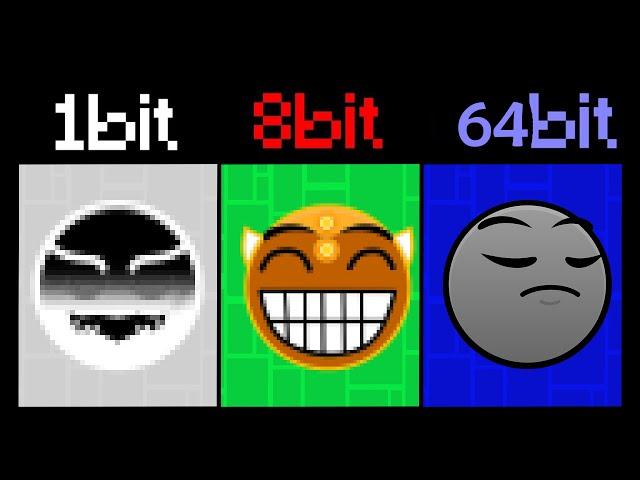 New Custom Geometry Dash Lobotomies v15, but everytime with more bits