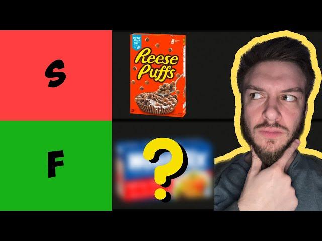 Canadian Cereal Tier List | Ranking BEST to Worst