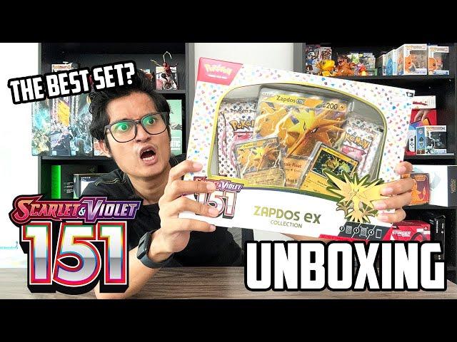 POKEMON 151 ZAPDOS EX COLLECTION UNBOXING