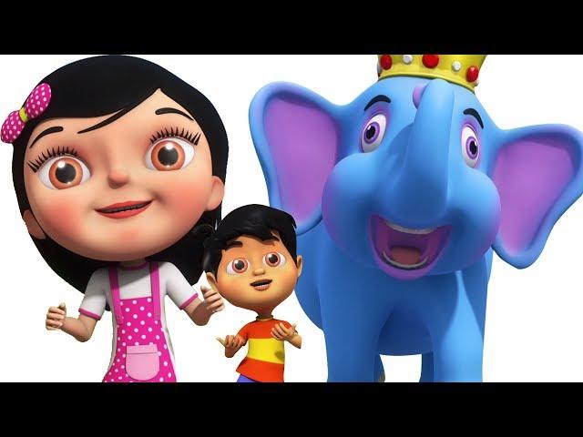 हाथी राजा कहाँ चले | Hathi Raja Kahan Chale | Hindi Nursery Poems | Kids Channel India | Hindi Rhyme