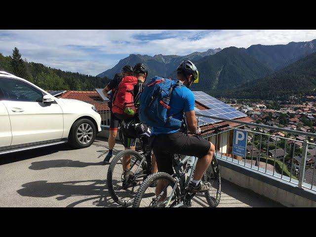 MTB-Alpencross 2019 - Tag 1 - Garmisch-Partenkirchen nach Fulpmes im Stubaital