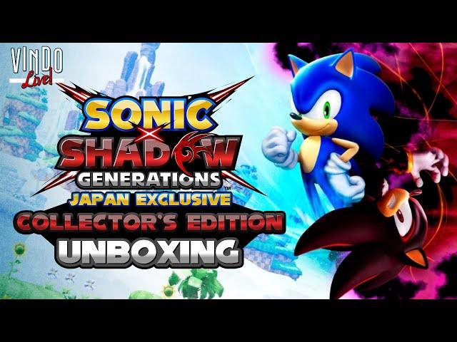 Sonic X Shadow Generations - Japan Exclusive Collector's Edition Unboxing - Vindo Live! - #64