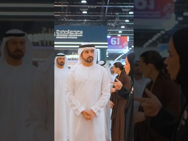 Sheikh Hamdan Fazza Dubai Crown Prince Tours Make in The Emirates Exhibition