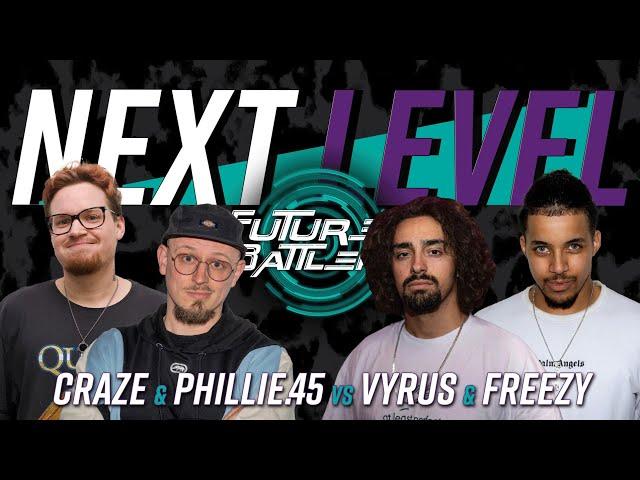 CRAZE & PHILLIE.45 vs. VYRUS & FREEZY | ON BEAT BATTLE | FOB | 2022