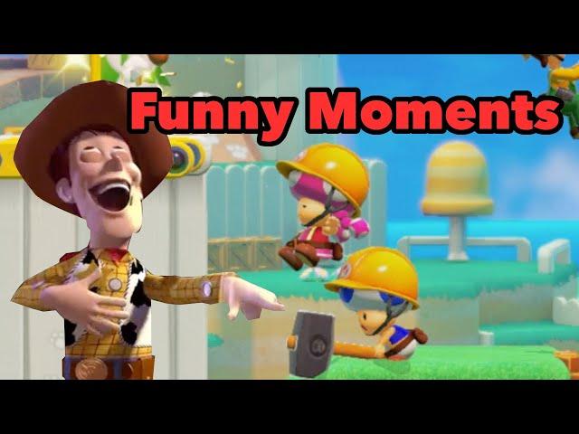 Toadette Gets Bullied | Funny Moments in Super Mario Maker 2