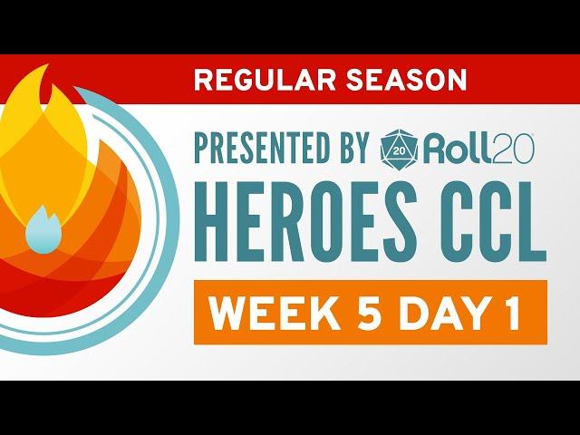 HeroesCCL | Regular Season Week 5 , Day 1 | Heroes of the Storm Esports