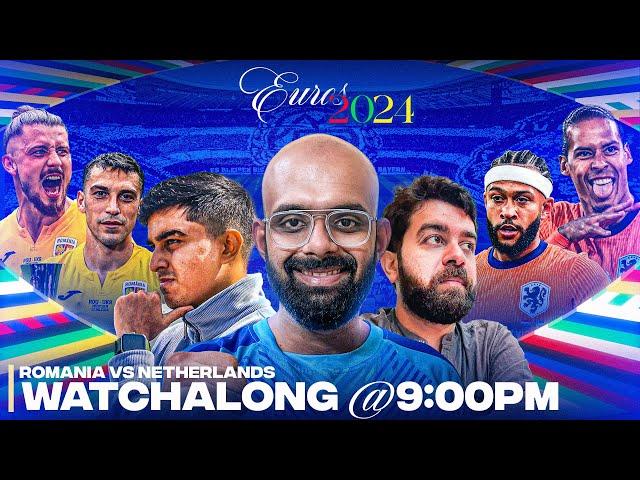 Zero Ball Knowledge | Romania vs Netherlands | UEFA EURO 2024 Live Watchalong ft. @yashyjr