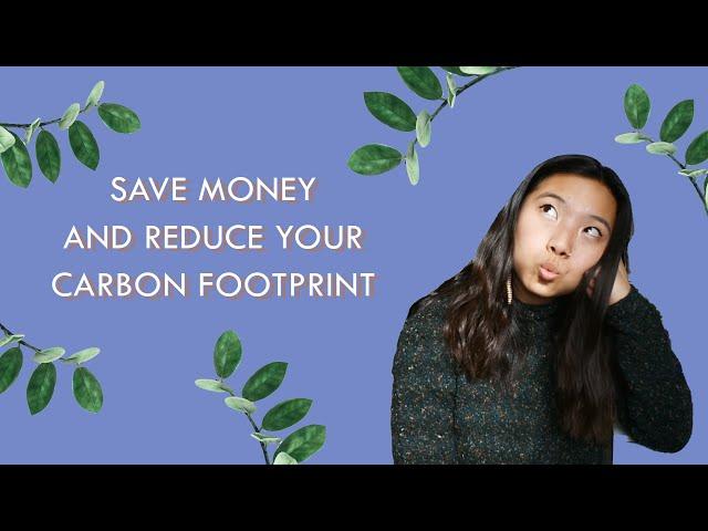 10 Ways to Reduce Your Carbon Footprint AND Save Money