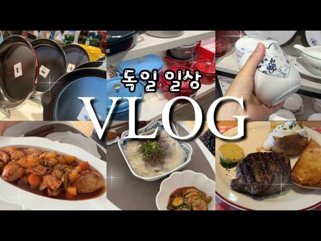 Making Korean food in Germany, German vlog, kitchen product recommendation, German housewife