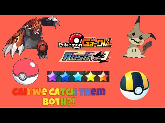 *EPIC ENCOUNTERS: FACING MIMIKYU AND GROUDON 5 STARS!!!*Pokemon gaole rush part 3!!!