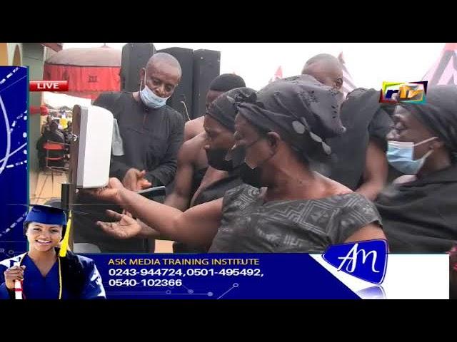 AGYEWODIN ADU GYAMFI AMPEM BURIAL SERVICE (OMANHENE OF ACHERENSUA)