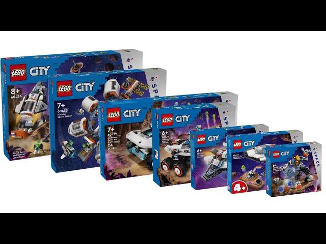 All LEGO City Space sets January 2024 Compilation/Collection Speed Build