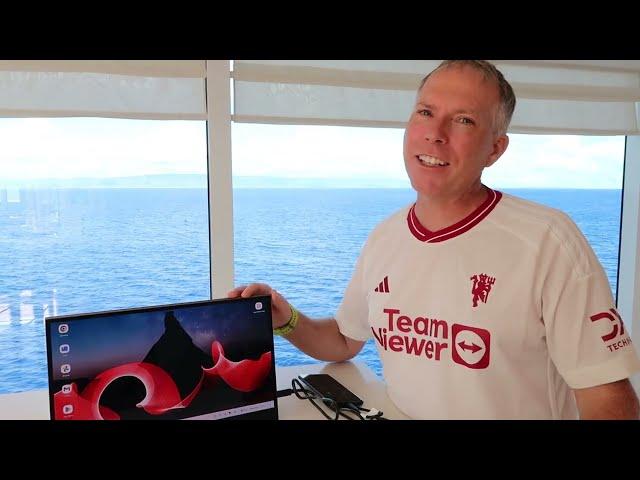 Unboxing the Mobile Pixels Glance Pro 15.6" OLED Portable Monitor (on a cruise!)