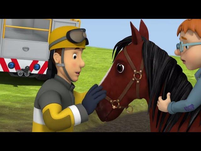 Runaway Horse | Fireman Sam US | Norman is stuck on a horse in sticky mud |Kids Movies