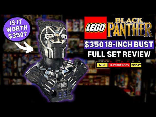 REVIEW: $350 LEGO Black Panther Bust Set 76215 - Is It Worth It?