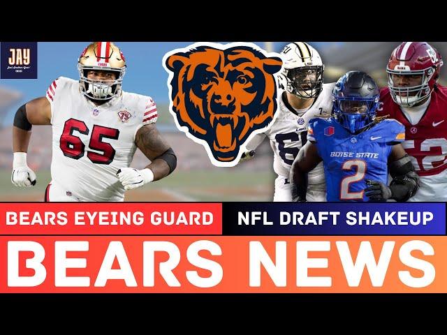 ️REPORT: Chicago Bears IN on 3 Guards in Free Agency + News Draft Plans After Combine Measurements