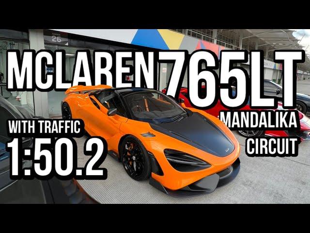 Mclaren 765LT Mandalika Circuit #silasbonar46 laptime 1:50.2 with traffic