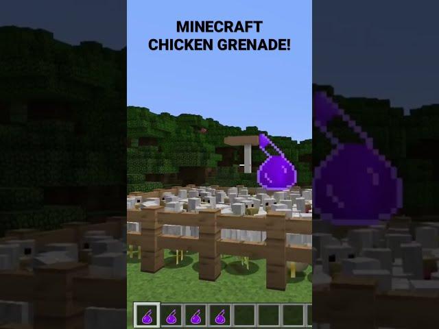 MInecraft CHICKEN GRENADE!