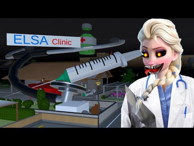 Doctor ELSA Zombie Haunted Clinic  | SAKURA School Simulator Horror Drama 