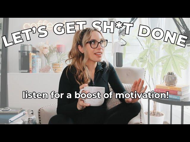 PEP TALK: Listen To This When You are Procrastinating or Just "Don't Feel Like It"