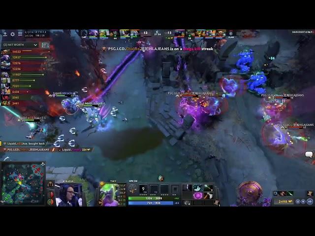 Dota 2 - TI 9 - Main Event - LGD vs Liquid - FY Rubick God -Game 1