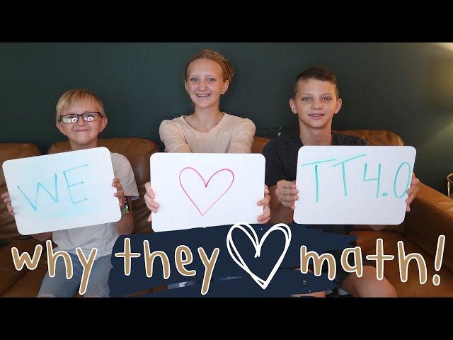 WHY THEY LOVE MATH! || KIDS' PERSPECTIVE ON TEACHING TEXTBOOKS 4.0!