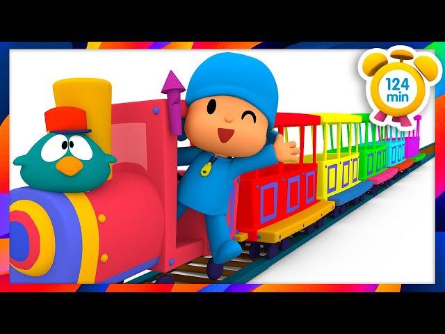  POCOYO em PORTUGUÊS do BRASIL - A Longa Viagem de Trem [124 min] DESENHOS ANIMADOS para crianças