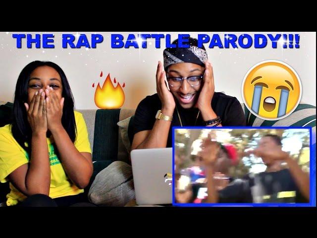 Couple Reacts : "THE RAP BATTLE PARODY" (ORIGINAL) Reaction!!!