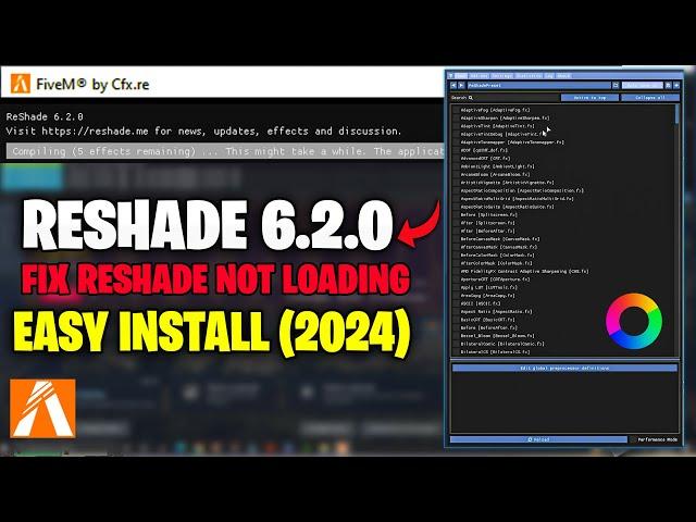 FiveM | How to Install ReShade v6.2.0 | Fix Fivem Reshade 6.2.0 Not Loading & Working (2025)