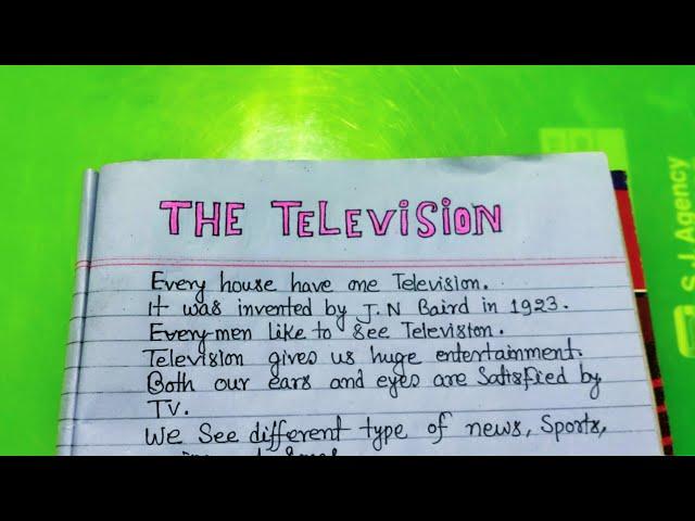 The Television Essay writing in English | Essay writing on Television