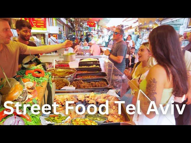 Street Food Tour of Tel Aviv - INSANELY DELICIOUS Middle Eastern Market Delights