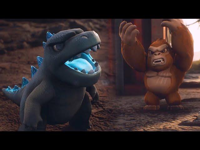 Buddy Godzilla & Buddy Kong Companions First Look | PUBGM Trailers!