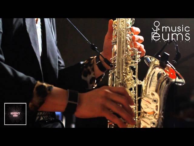 Saxophonist SJ 'shiny' cover SJBAND boss Vocal Performer VE-5 effetor electronica jazz sax play