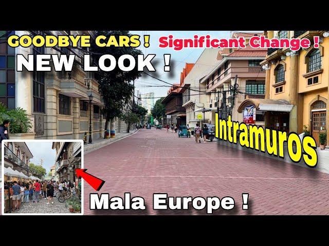 Transformation of Intramuros | Newly Bricke Pavers & Bike Lane | Pedestrian - Friendly na ngayon !