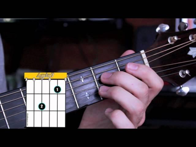 How to Play Am7 on Guitar - Open Position - Beginner Guitar Chords