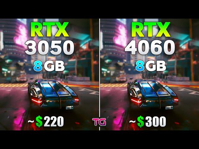 RTX 3050 vs RTX 4060 - Test in 10 Games