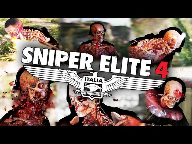 Sniper Elite 4 Killcam Montage - Bullet Cam Compilation X-RAY (Best Shots / Kills)