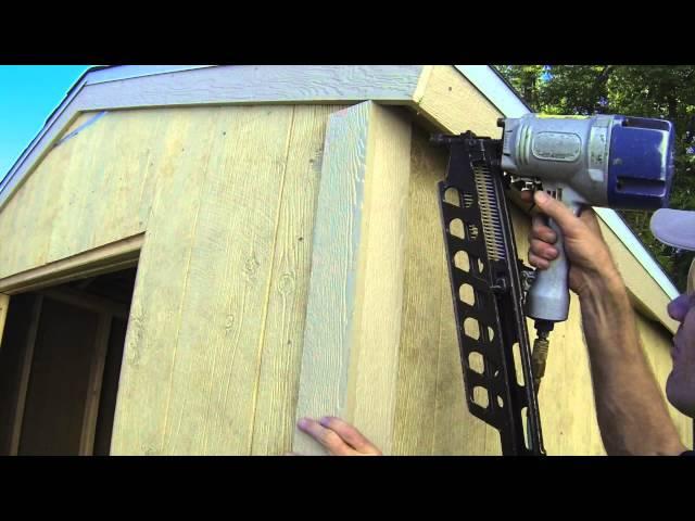 How To Build A Shed - Part 8 - Exterior Trim Install