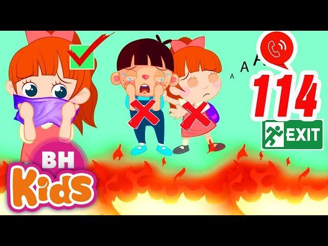 Dạy Trẻ Thoát Khỏi Đám Cháy - PCCC - Hoạt Hình Kỹ Năng Sống Cho Bé