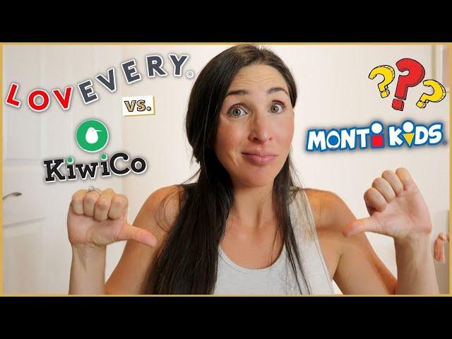 LOVEVERY vs KIWICO vs MONTI KIDS | Ultimate Montessori Toy Subscription Box for Babies + Toddlers!