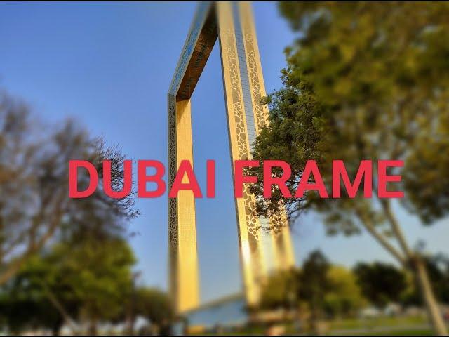 DUBAI FRAME, the largest frame in the world | Zabeel Park | Spring vacation 2022 || travel vlog