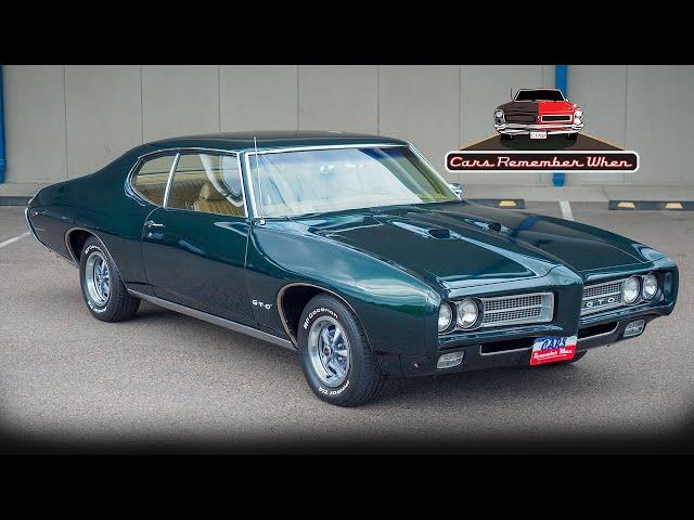 1969 Pontiac GTO FOR SALE 400 V8 3 speed automatic Factory A/C Buckets Console Great Color Combo