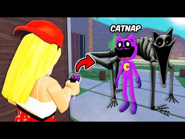 I SNAPCHAT People As CATNAP and NIGHTMARE CATNAP In ROBLOX!