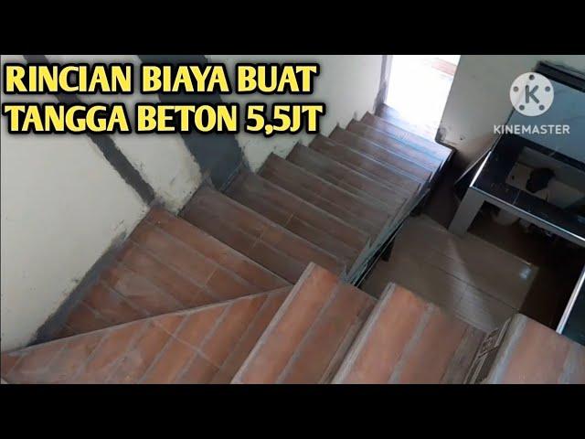 Rincian Biaya Buat Tangga Cor Beton | Hanya 5,5JT