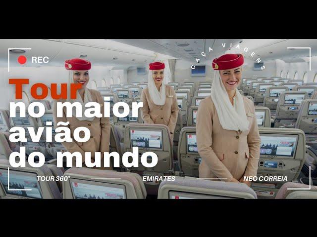 Caça Viagens mostra detalhes do interior do A380, o maior avião de passageiros do mundo