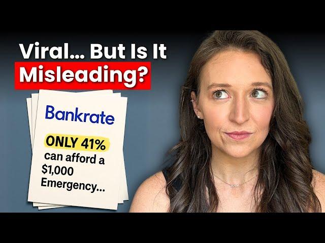 FACT CHECK: Bankrate’s “Only 41% Can Handle a $1,000 Emergency” Stat Is Wildly Misleading