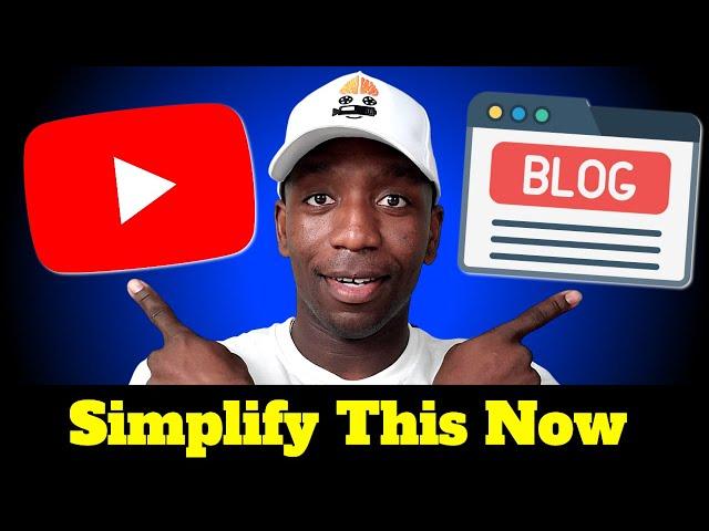 Turn ANY YouTube Video To A Blog Post (Easy Repurposing Hack)