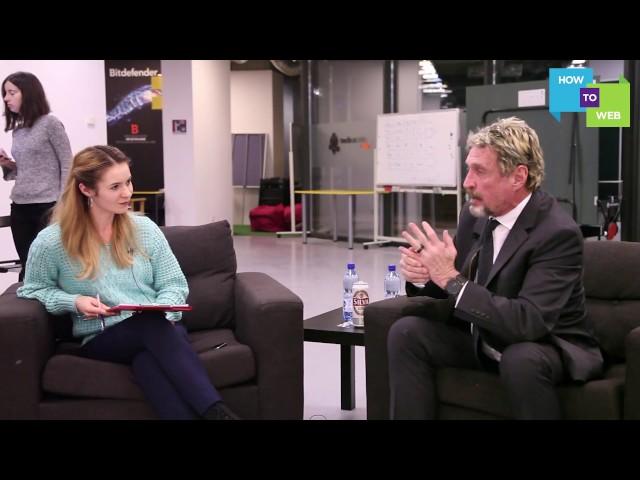 John McAfee: about blockchain, bitcoins and cyber security