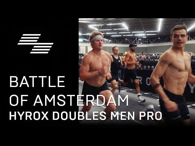 BATTLE OF AMSTERDAM | HYROX DOUBLES PRO MEN | World Record Attempt